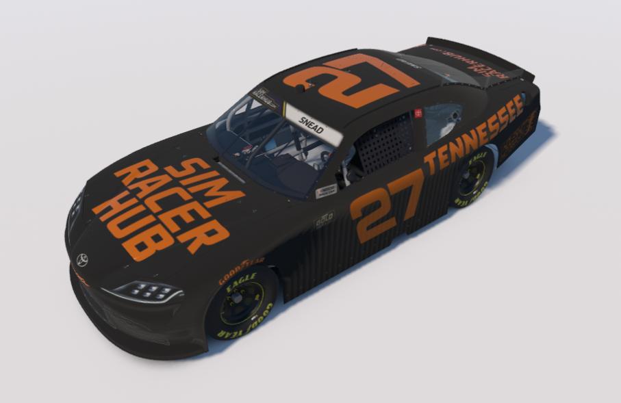 Preview of SimRacerHub.com University of Tennessee #27 Supra by Clinton Snead