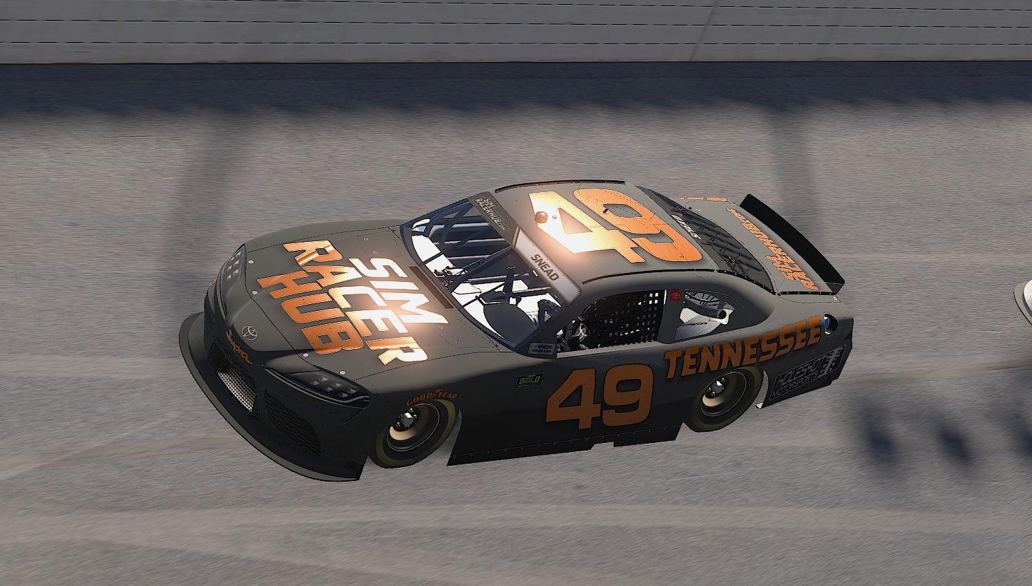 Preview of SimRacerHub.com University of Tennessee #49 Supra by Clinton Snead