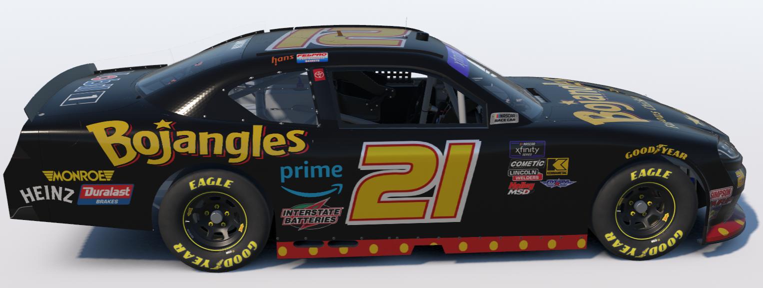 Preview of Bojangles Black NASCAR XFINITY Toyota Supra by Ronald Lawson2