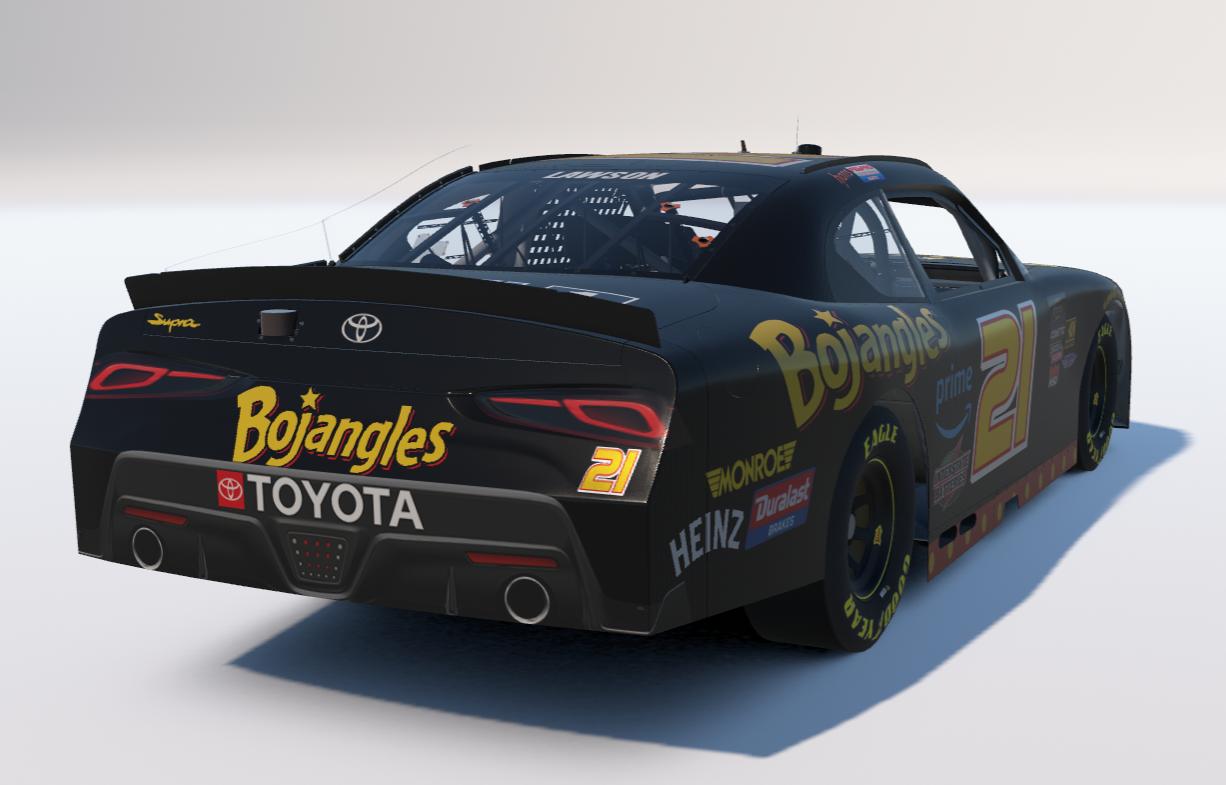 Preview of Bojangles Black NASCAR XFINITY Toyota Supra by Ronald Lawson2