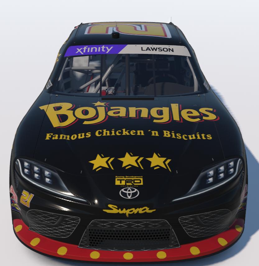 Preview of Bojangles Black NASCAR XFINITY Toyota Supra by Ronald Lawson2
