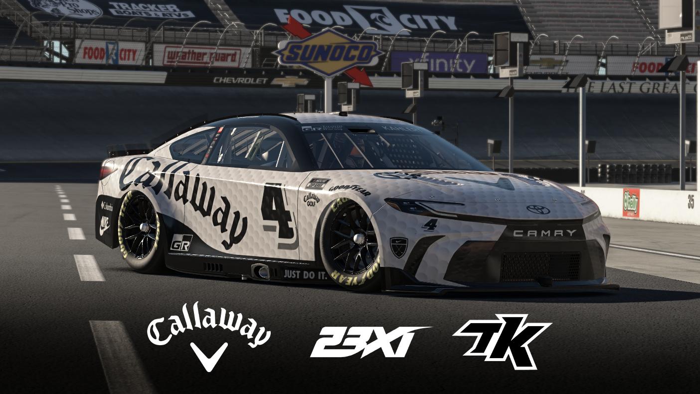 Preview of 23XI Camry Nextgen CALLAWAY scheme by Tobias Kahlert