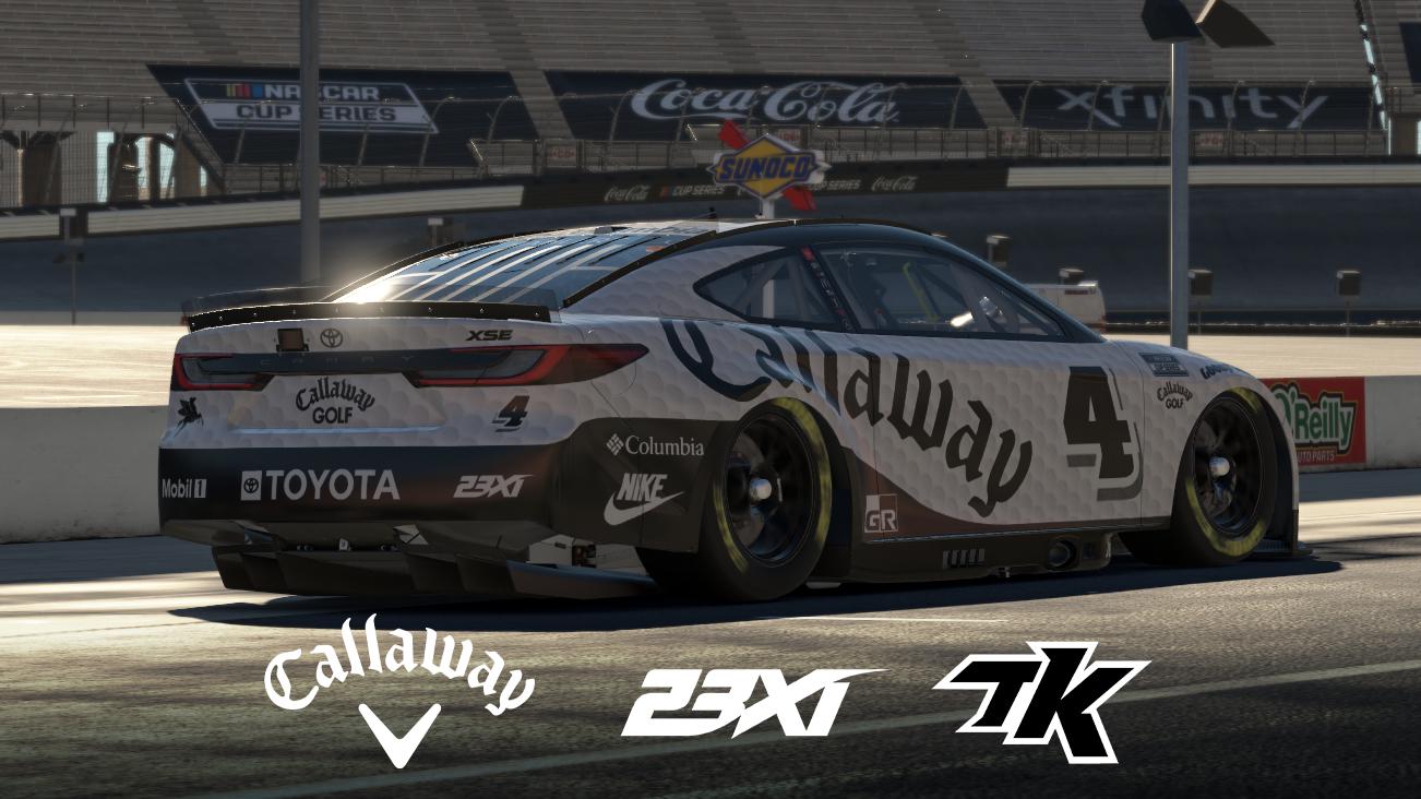Preview of 23XI Camry Nextgen CALLAWAY scheme by Tobias Kahlert