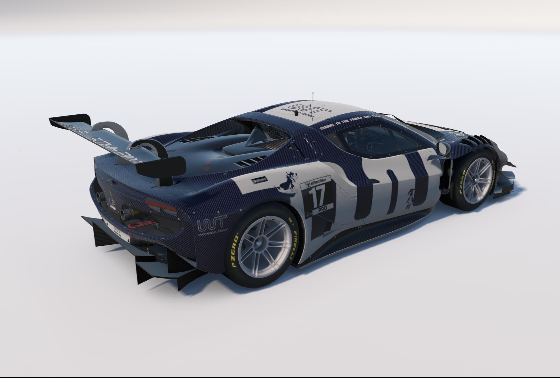 Preview of Ferrari 296 GT3_WT Blue Carbon by Igor Shirokov