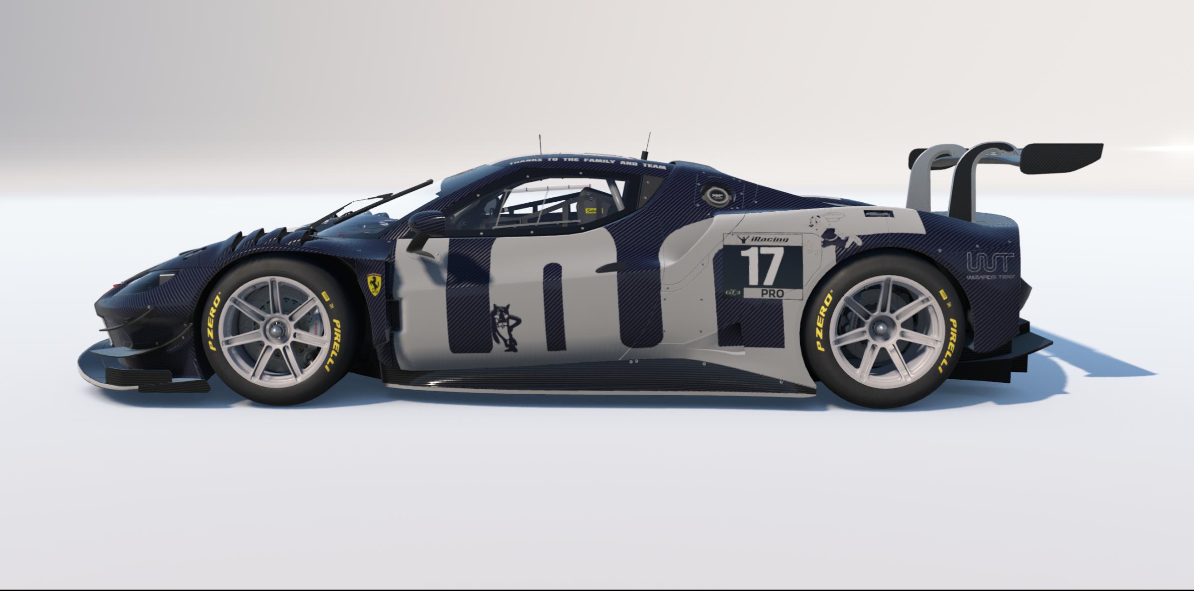 Preview of Ferrari 296 GT3_WT Blue Carbon by Igor Shirokov