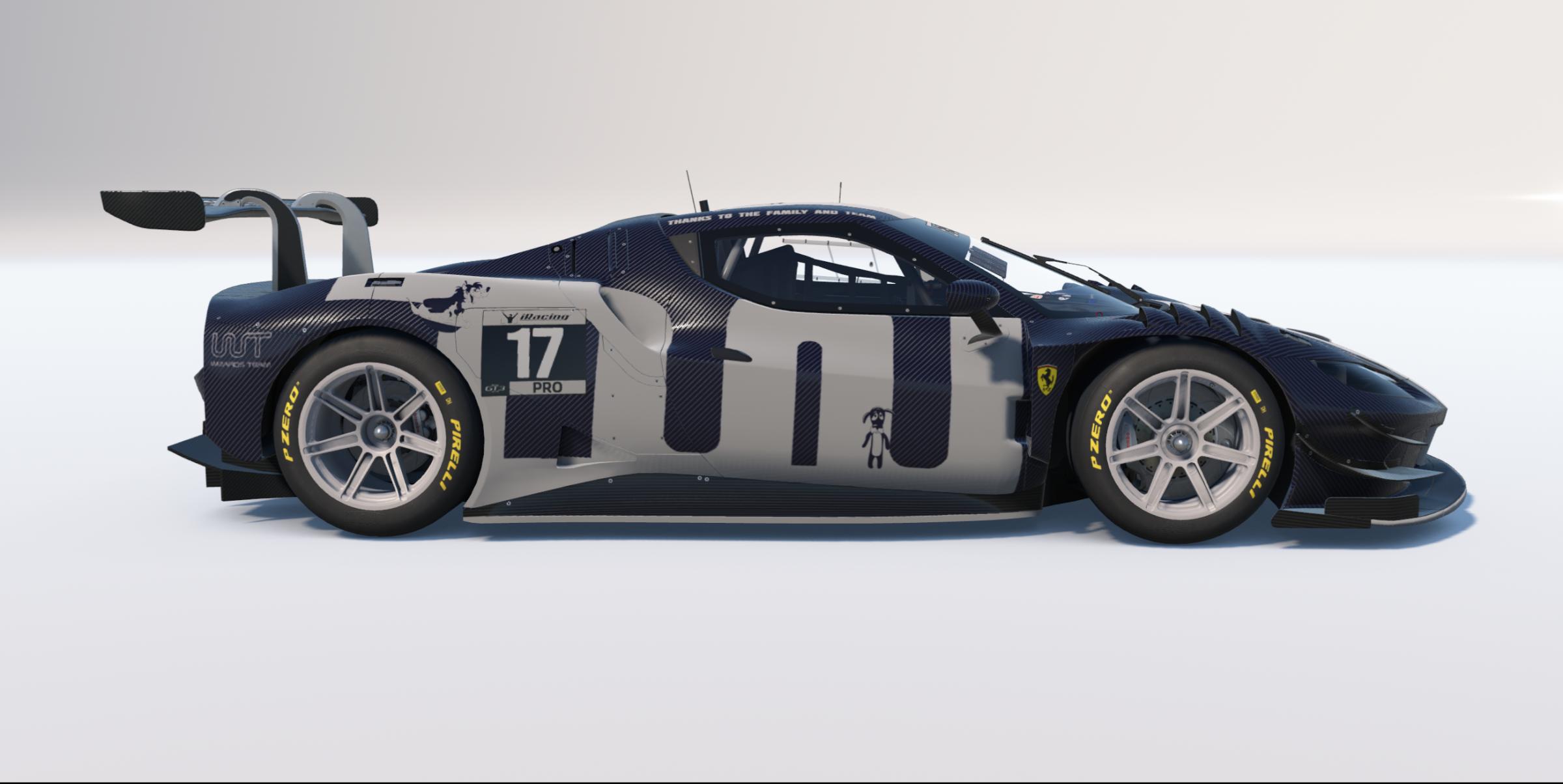 Preview of Ferrari 296 GT3_WT Blue Carbon by Igor Shirokov