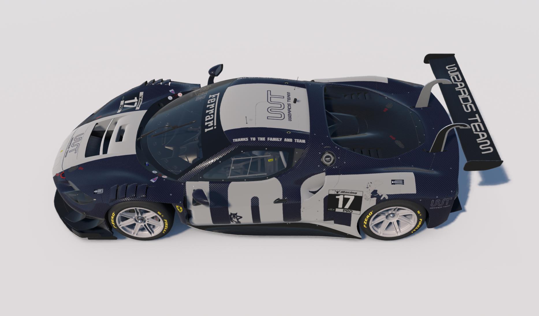 Preview of Ferrari 296 GT3_WT Blue Carbon by Igor Shirokov