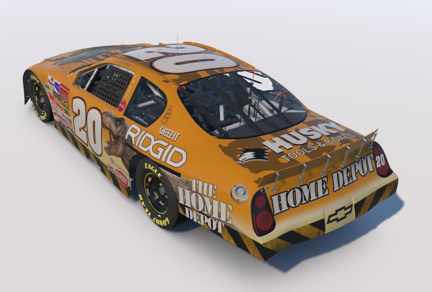 Preview of Tony Stewart Jurassic Park 3 Custom Number by Kyle Cleveland