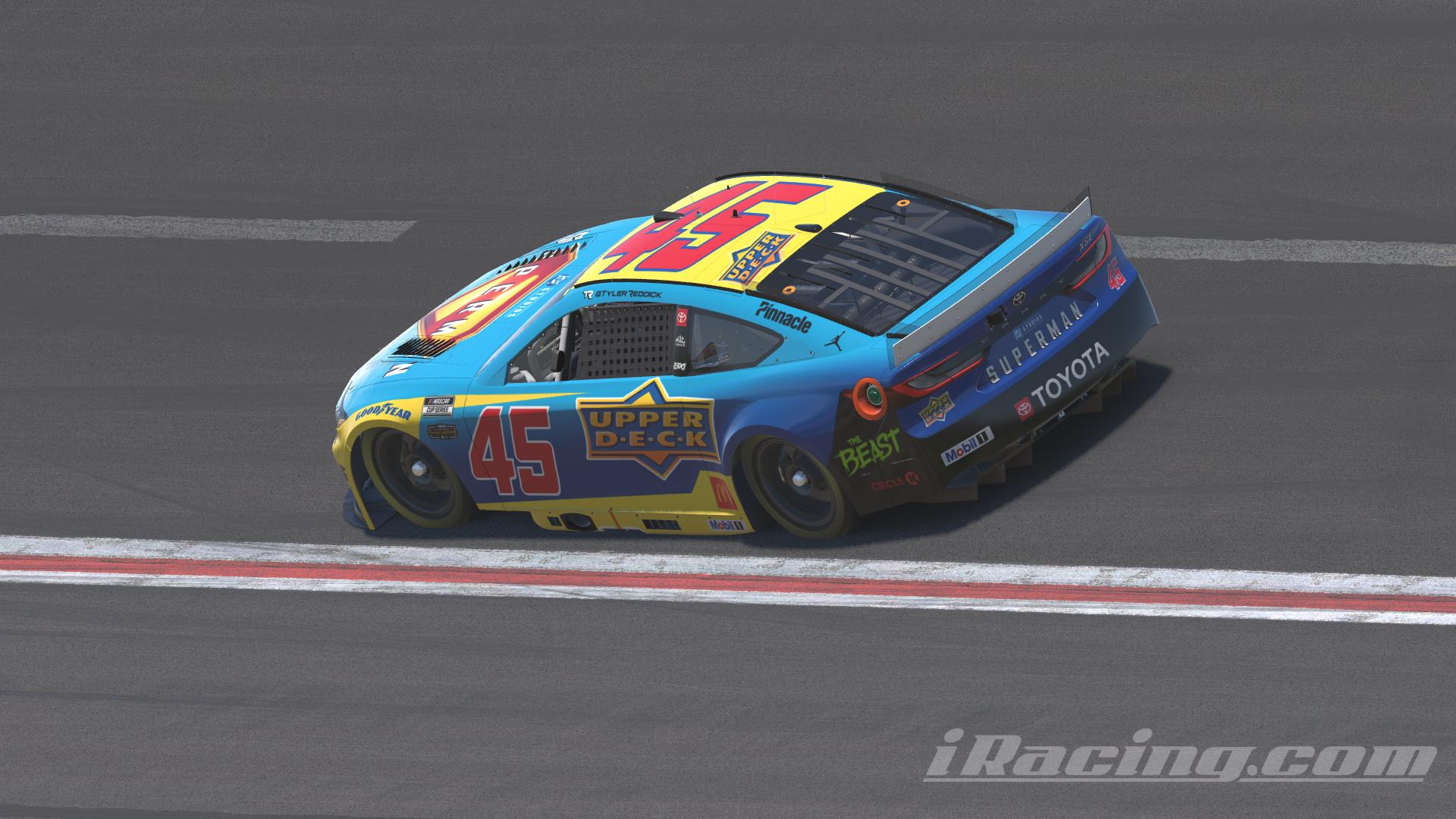 Preview of 2025 #45 Tyler Reddick Superman by William M.
