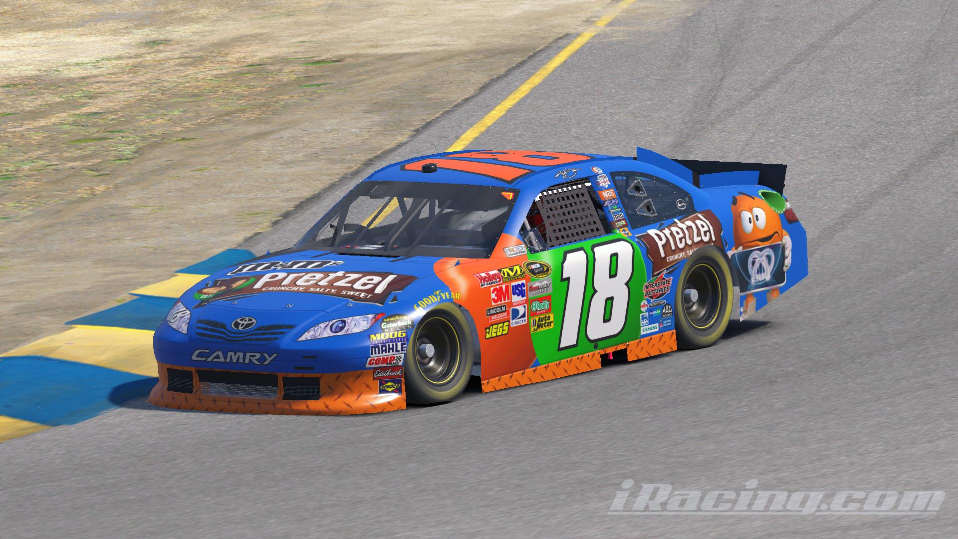 Preview of 2011 Kyle Busch M&Ms Pretzel (No Number) by Ian Benedict
