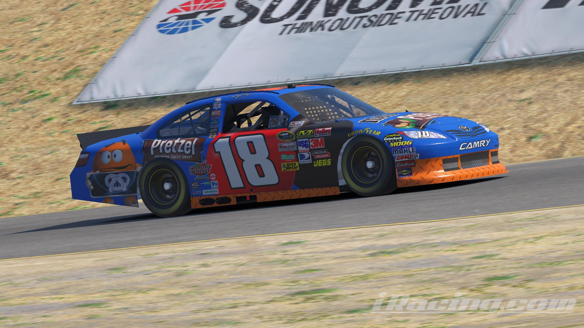 Preview of 2011 Kyle Busch M&Ms Pretzel (No Number) by Ian Benedict