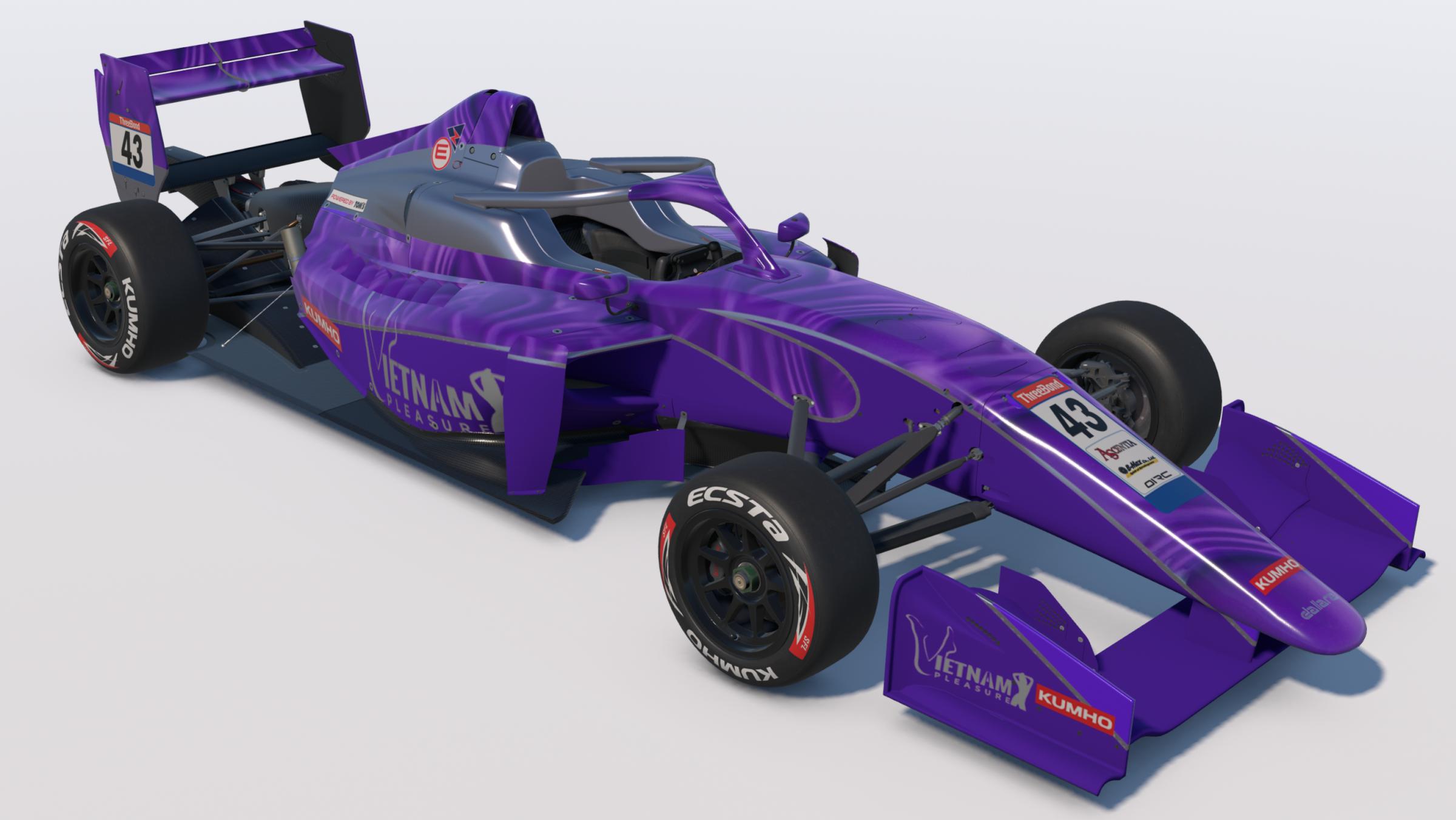Preview of Vietnam Pleasure Super Formula Lights "Purple Warrior" edition. by Carson C.