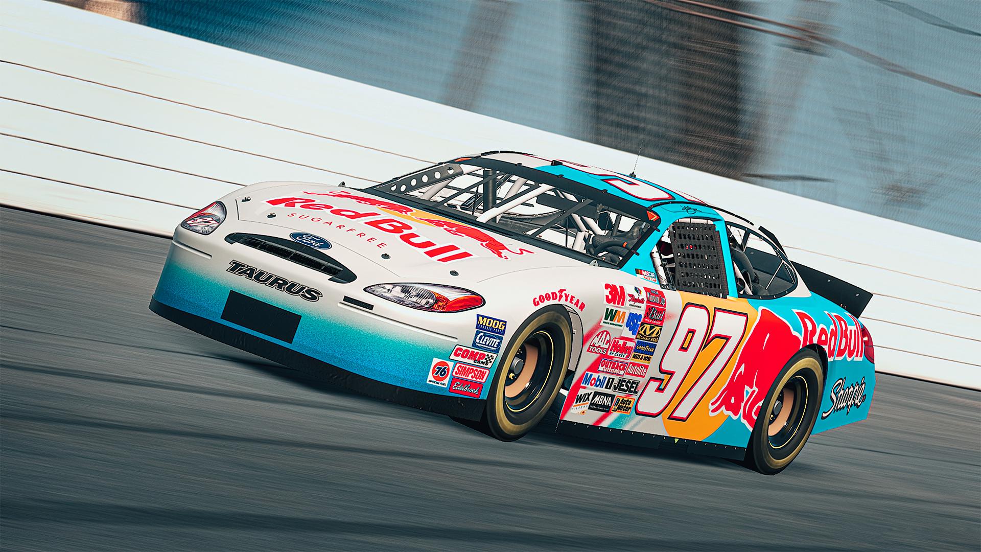 Preview of Kurt Busch 2003 Red Bull - Sharpie concept livery (custom number #97) by Issam Er-Rabhi