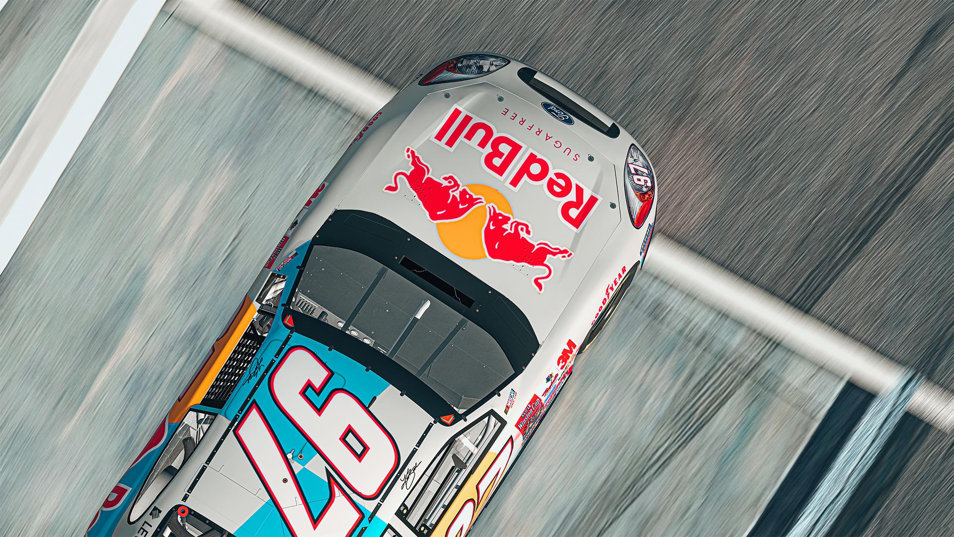 Preview of Kurt Busch 2003 Red Bull - Sharpie concept livery (custom number #97) by Issam Er-Rabhi