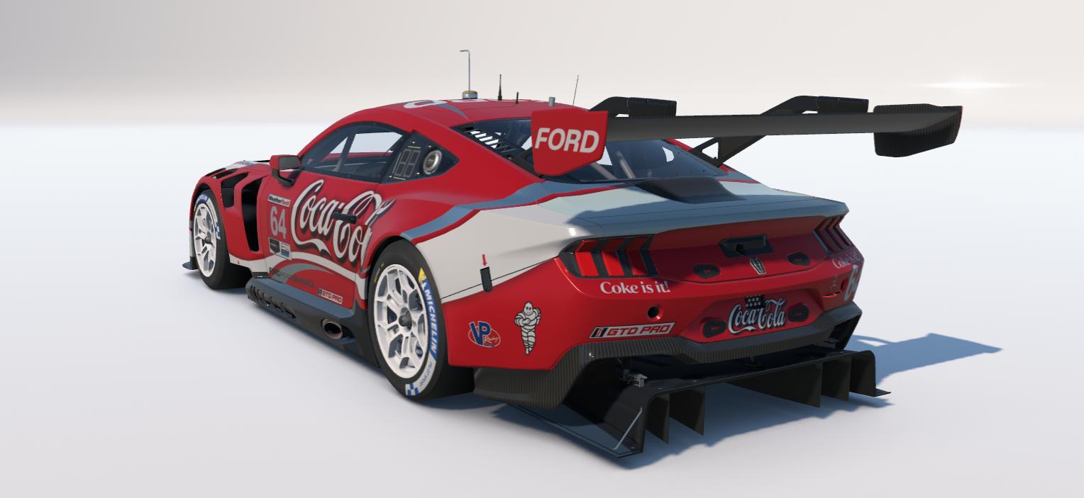 Preview of Coca Cola Ford Mustang GT3 by Terry Atkinson