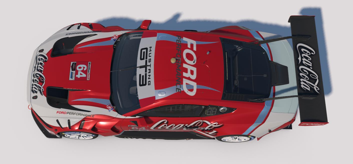 Preview of Coca Cola Ford Mustang GT3 by Terry Atkinson