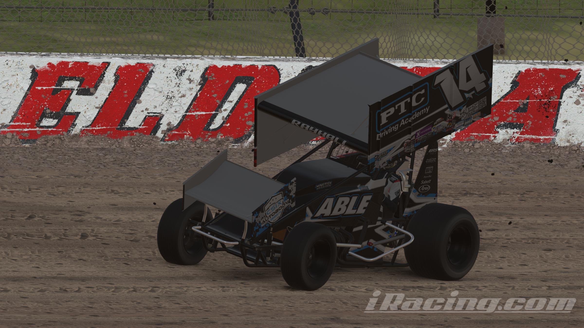 Preview of 2025 Sean Rayhall #14 ASCoC Ohio Sprint Week No Num by Mathew Kiechle