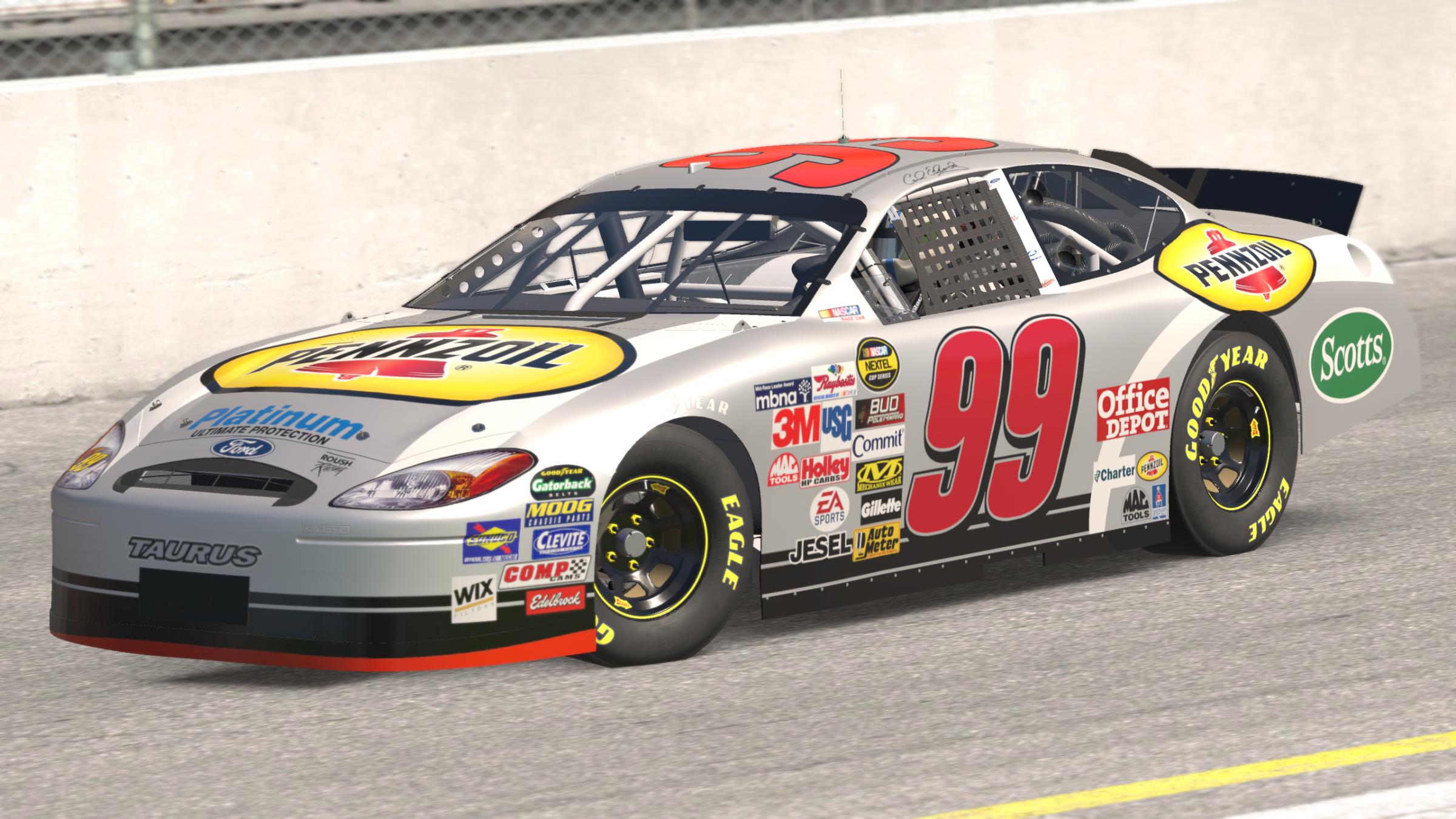Preview of 2005 Carl Edwards Pennzoil Platinum Ford Taurus (Sim Stamped - Superspeedway) by Tom W.