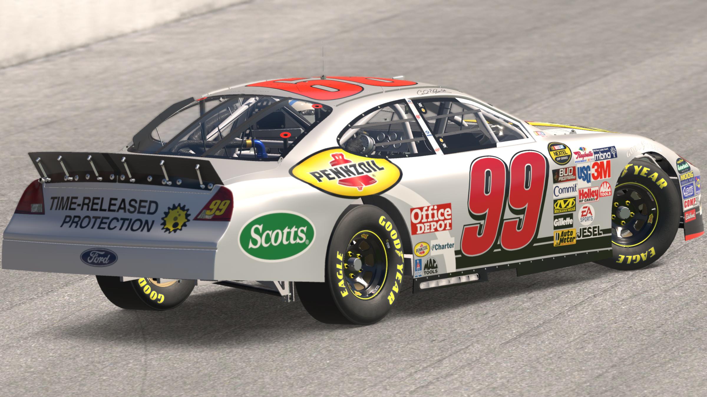 Preview of 2005 Carl Edwards Pennzoil Platinum Ford Taurus (Sim Stamped - Superspeedway) by Tom W.