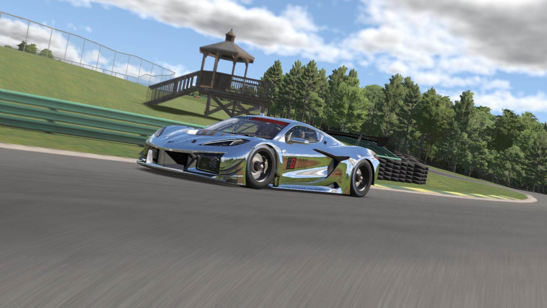 Preview of Chromed out U.S.A. Vette by Eric DuBois