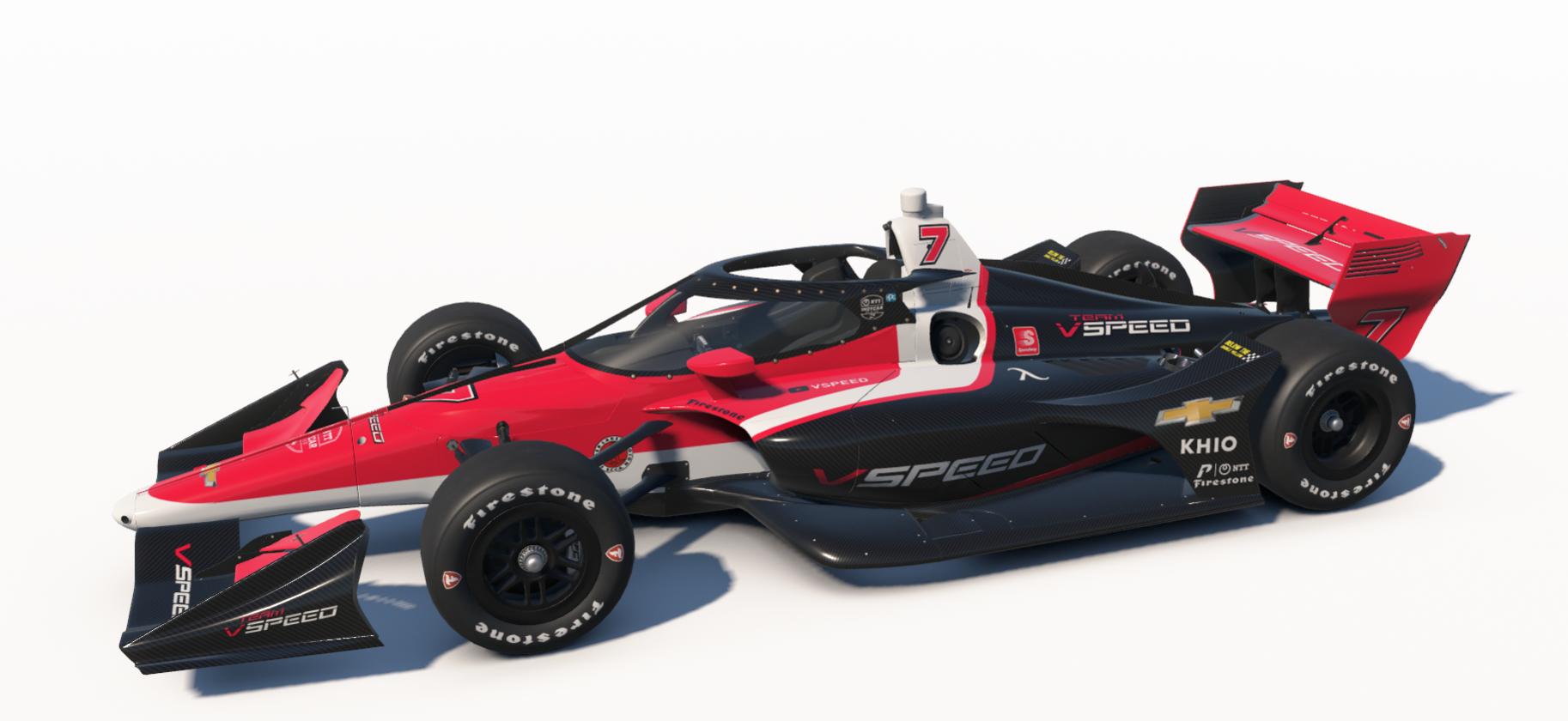 Preview of Indycar Dallara IR18 VSPEED 2025 by Adam T Baker