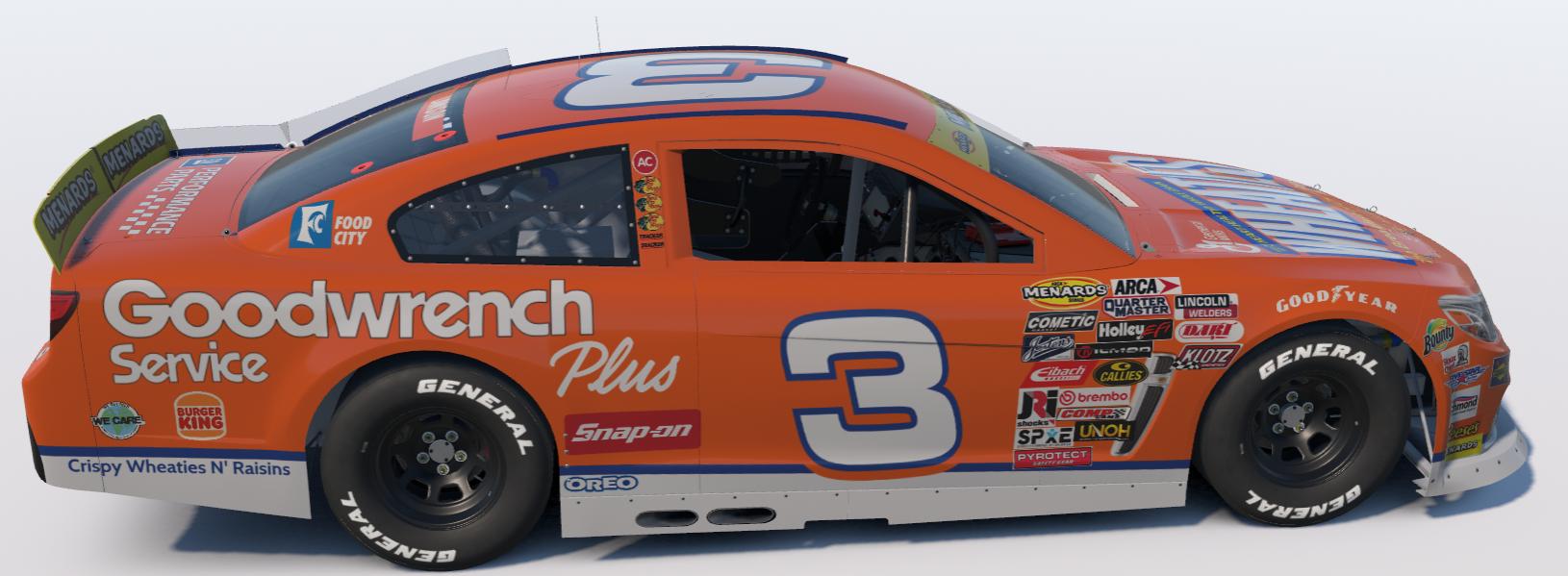 Preview of Wheaties/GM Goodwrench Dale Earnhardt ARCA Chevrolet SS by Ronald Lawson2
