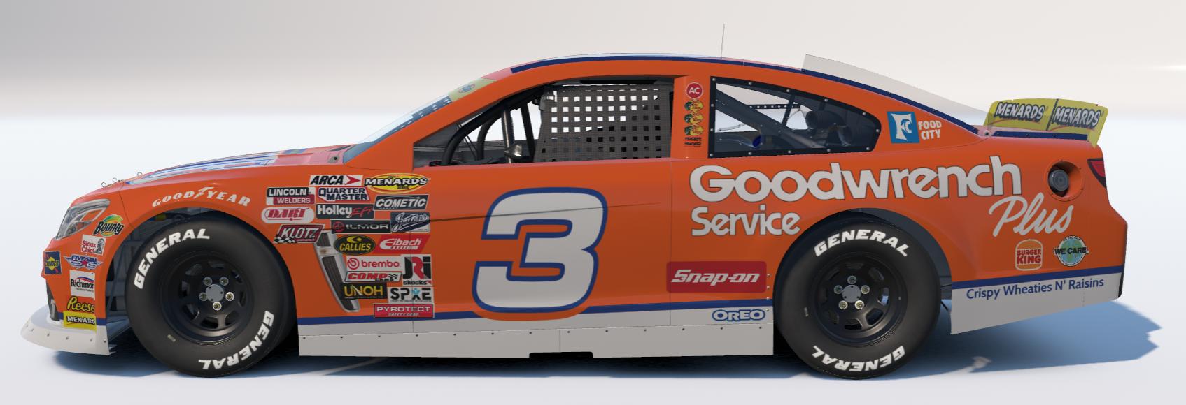 Preview of Wheaties/GM Goodwrench Dale Earnhardt ARCA Chevrolet SS by Ronald Lawson2