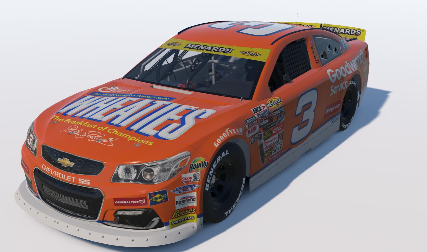 Preview of Wheaties/GM Goodwrench Dale Earnhardt ARCA Chevrolet SS by Ronald Lawson2