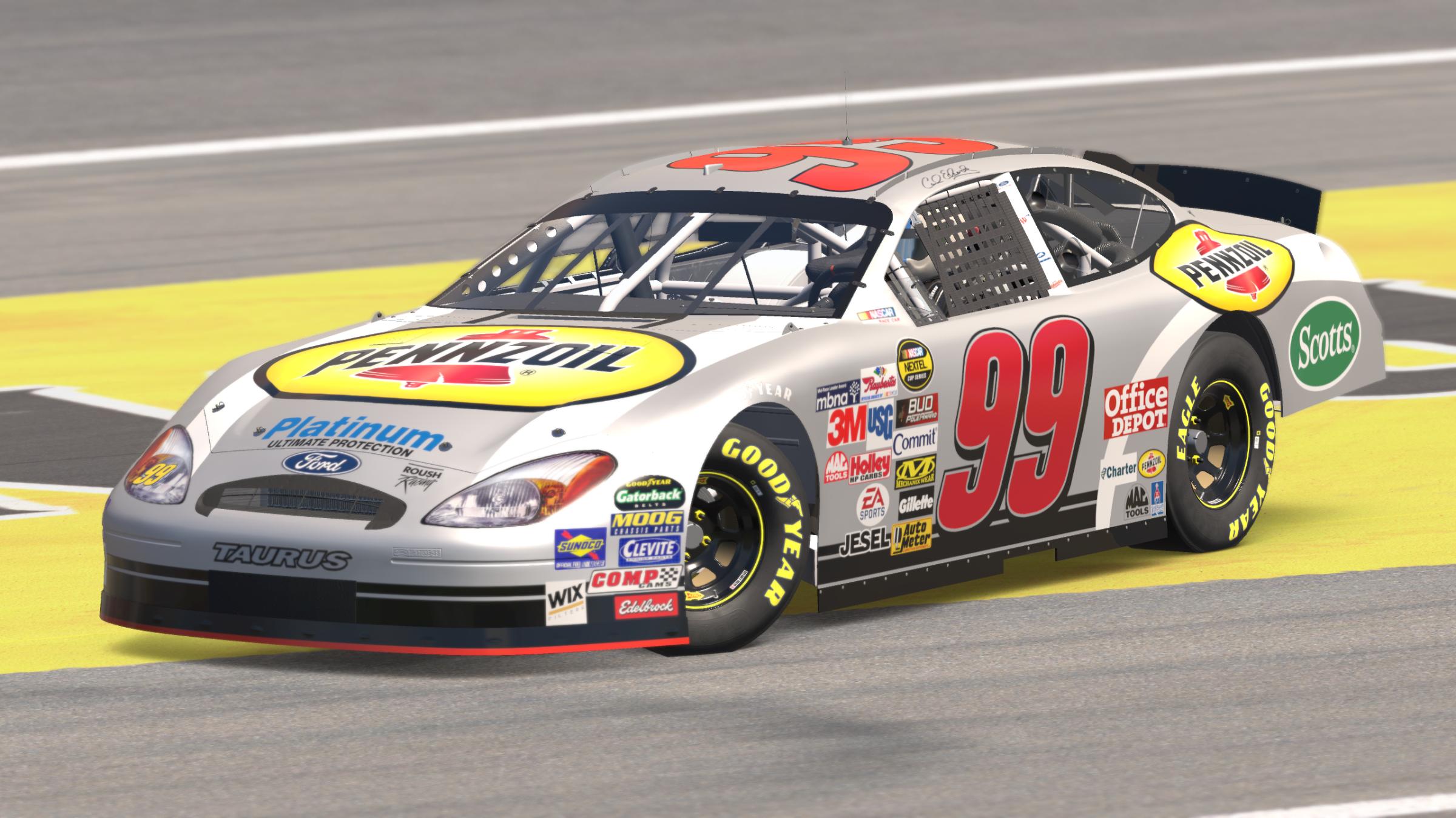 Preview of 2005 Carl Edwards Pennzoil Platinum Ford Taurus (Custom Numbers - Stockcar) by Tom W.