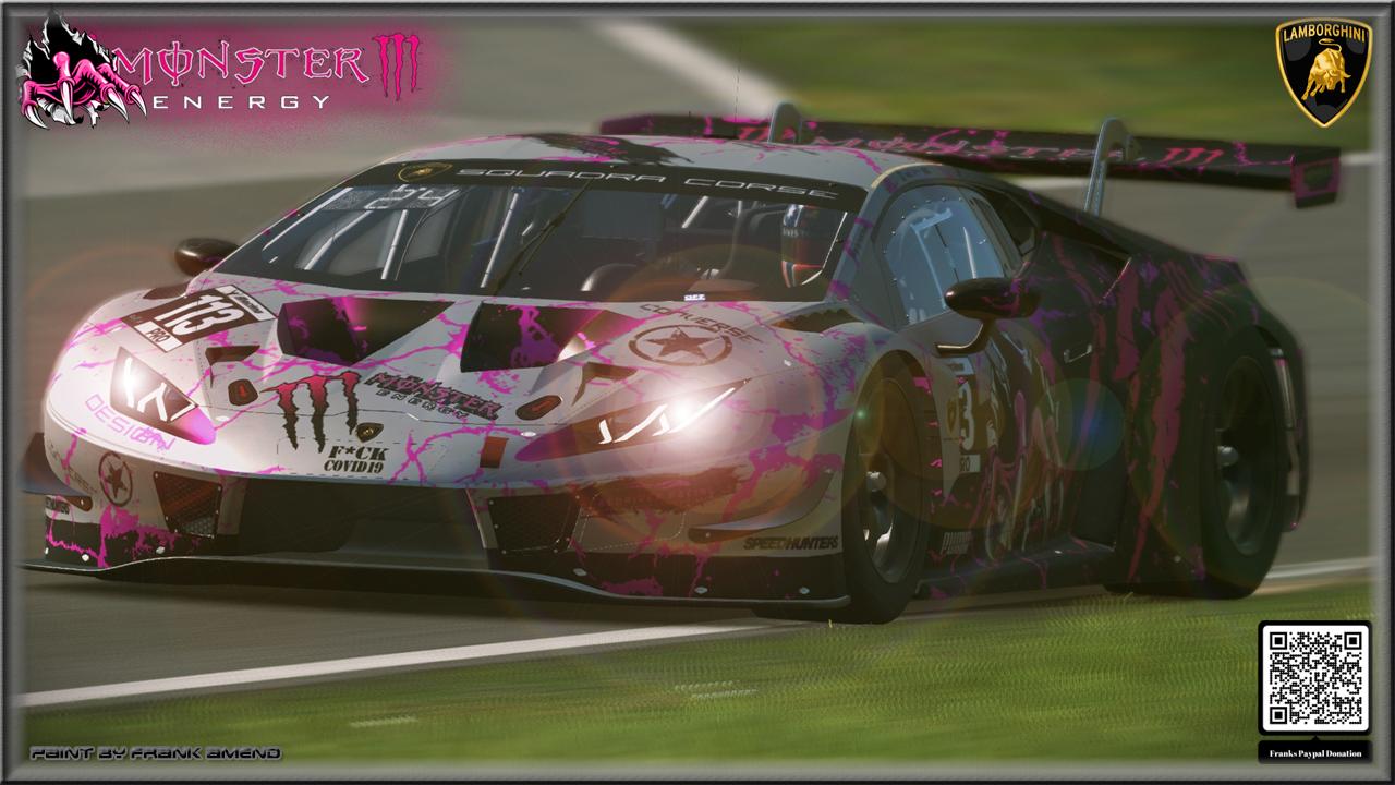 Preview of The Pink Monster Lamborghini EVO GT3 by Frank Amend
