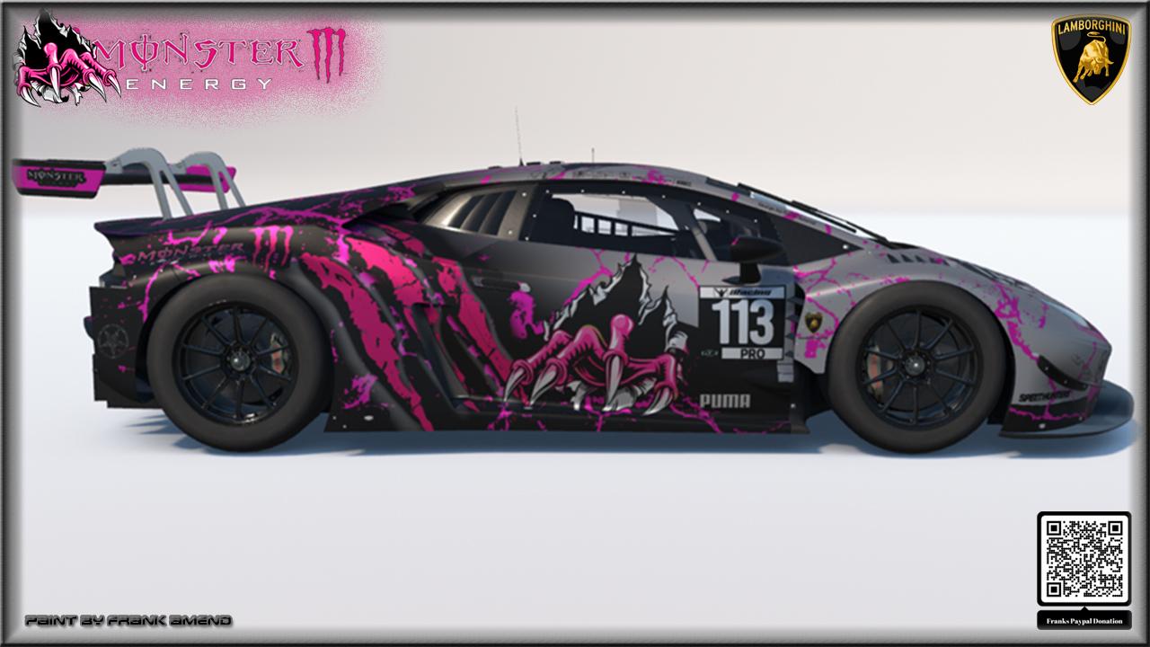 Preview of The Pink Monster Lamborghini EVO GT3 by Frank Amend
