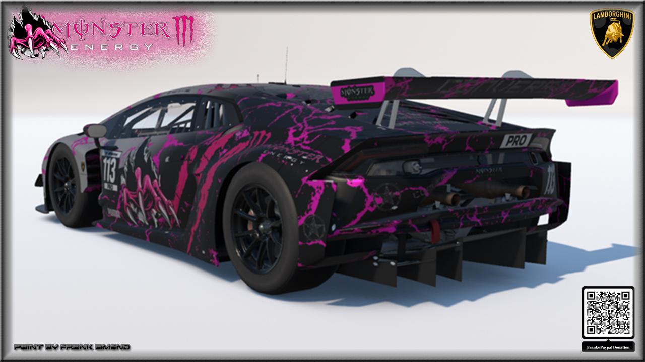 Preview of The Pink Monster Lamborghini EVO GT3 by Frank Amend