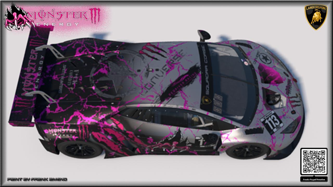 Preview of The Pink Monster Lamborghini EVO GT3 by Frank Amend