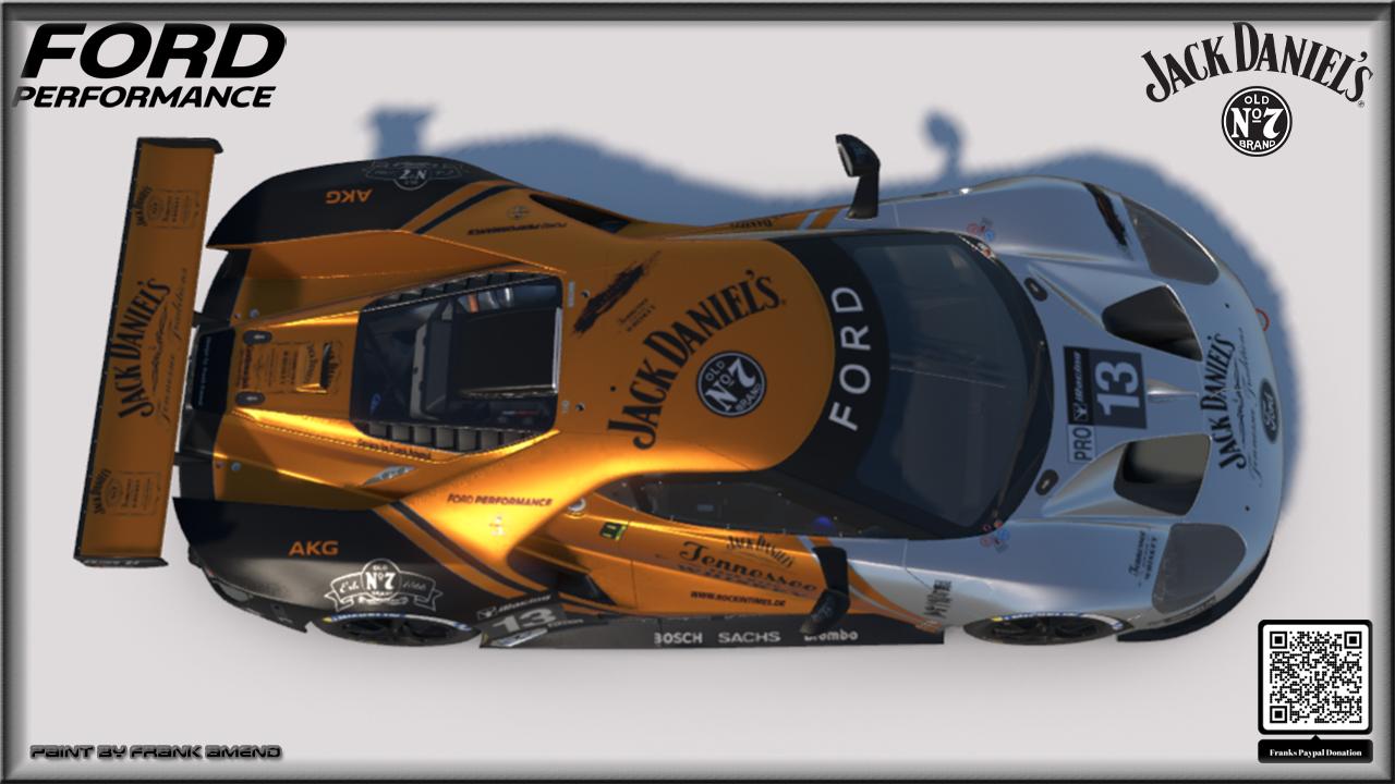 Preview of Jack Daniels Ford GT 2017 by Frank Amend