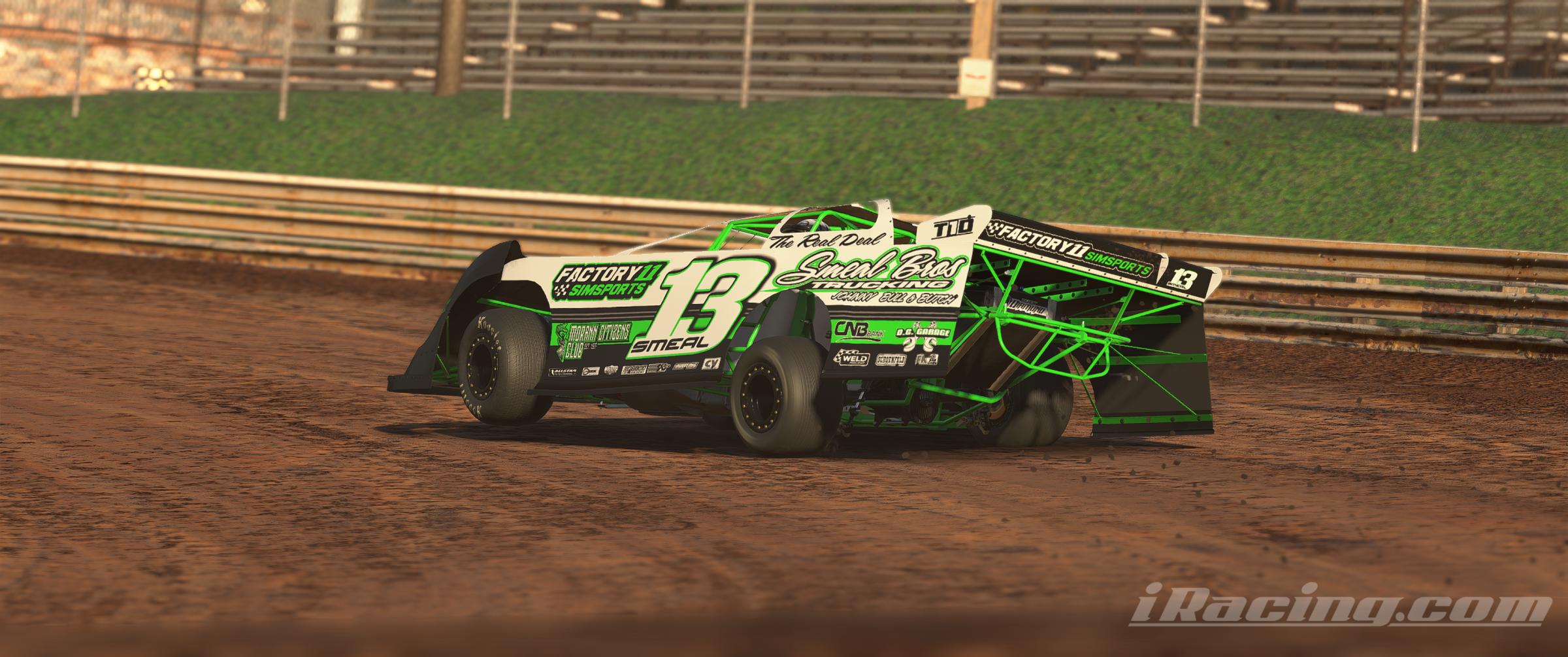 Preview of Jon "The Real Deal" Smeal Factory 11 Smeal Bros Trucking #13 Dirt Late Model  by Jon Gutekunst