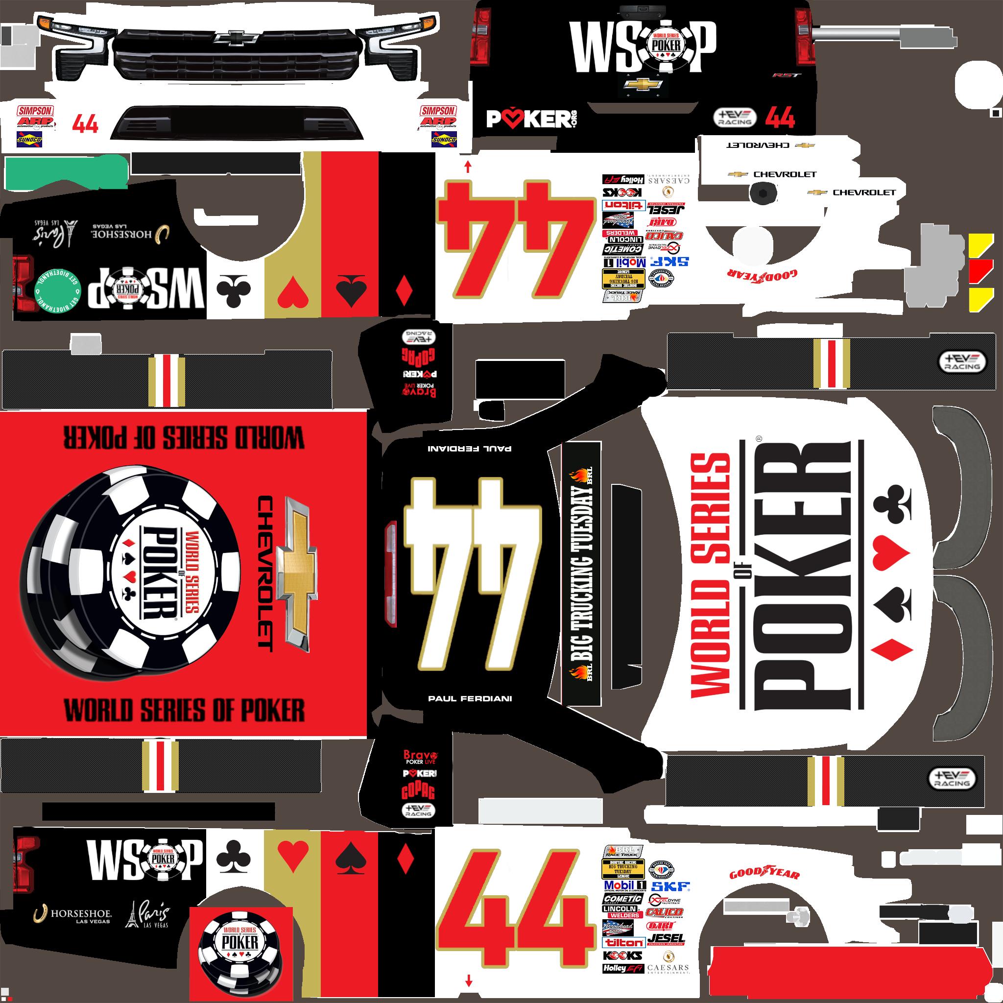 Preview of WSOP w BRL Chevrolet Silverado Truck 2019 w44 by Paul F.