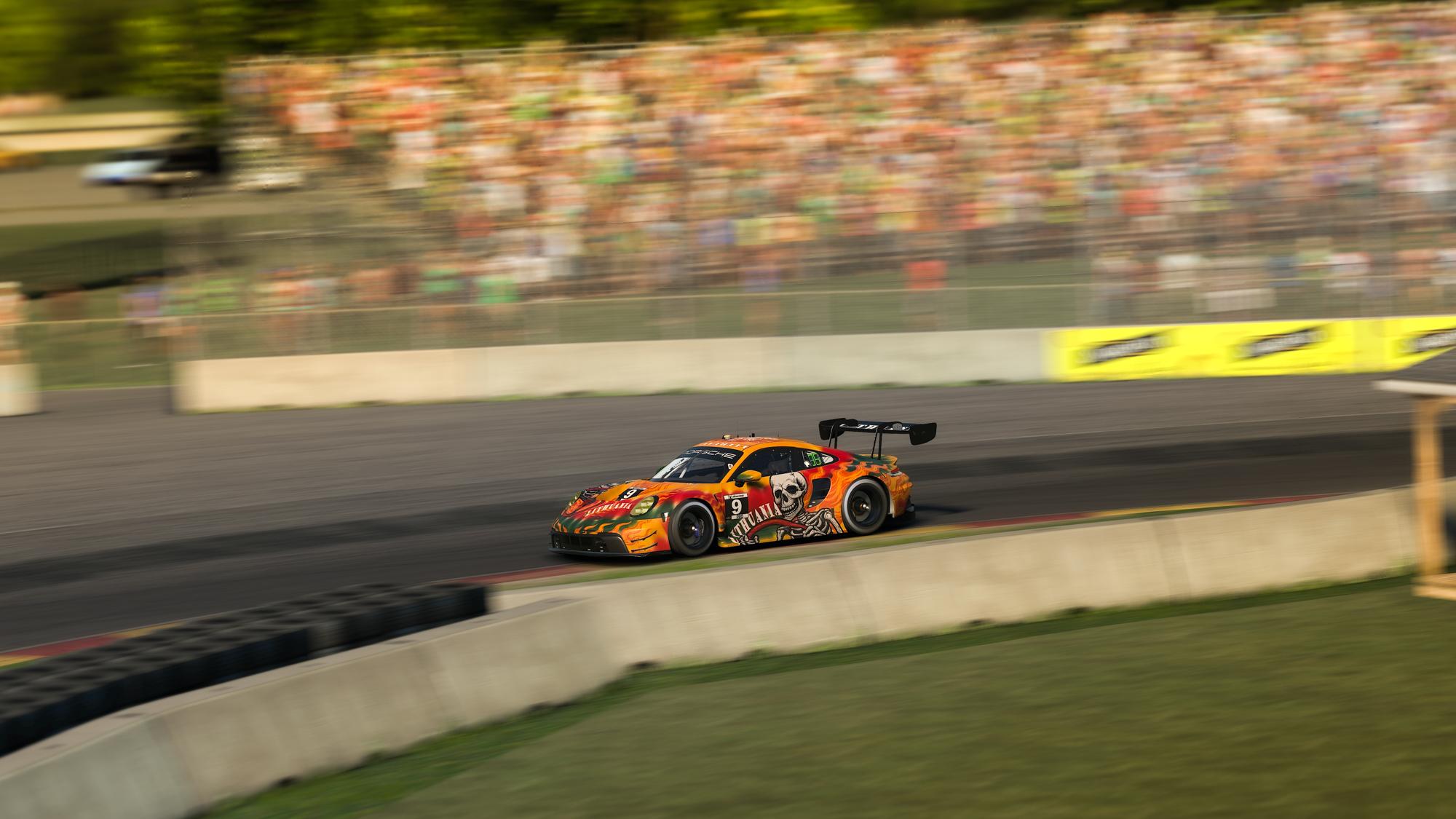 Preview of Porsche 911 GT3 R Lithuania Tie-Die Skeleton Livery by Ignas V.