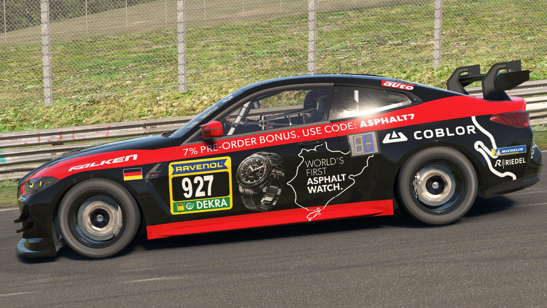 Preview of Coblor Nürburgring Asphalt Watch BMW M4 G82 GT4 Evo by Jasper De Jong