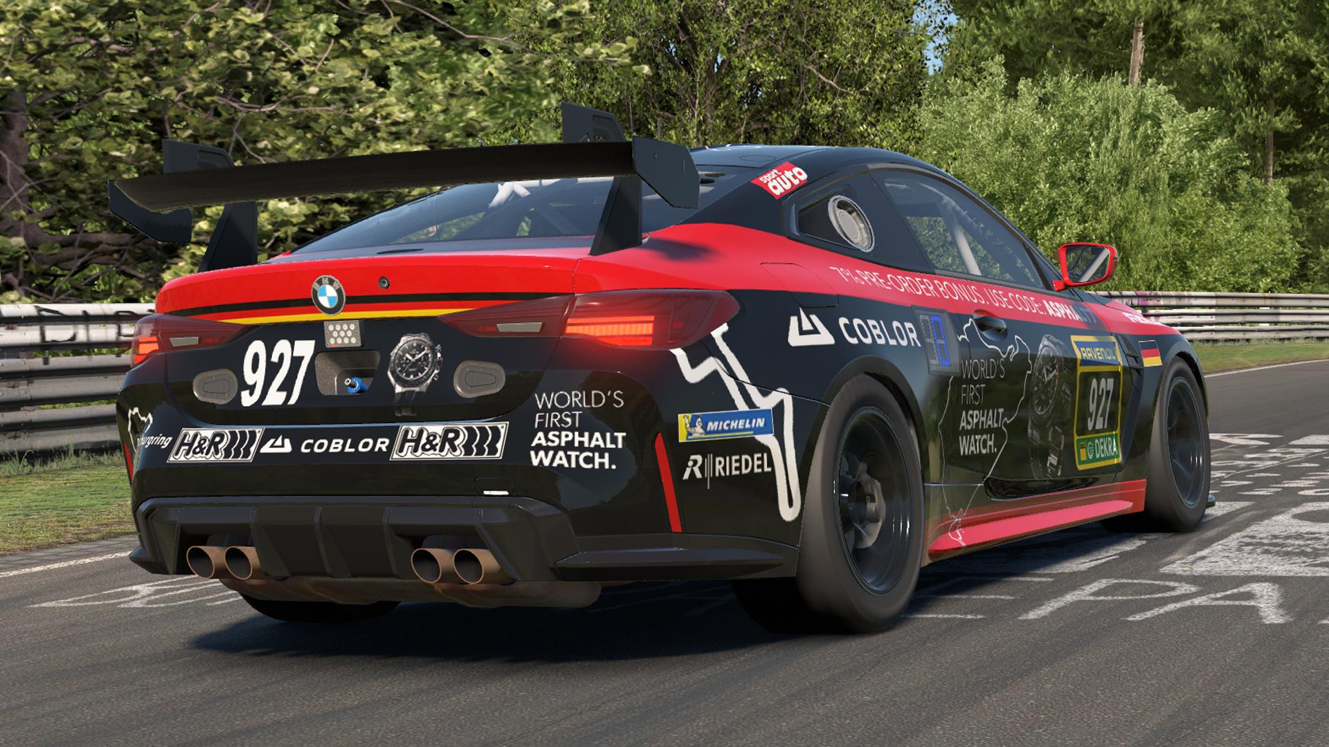 Preview of Coblor Nürburgring Asphalt Watch BMW M4 G82 GT4 Evo by Jasper De Jong