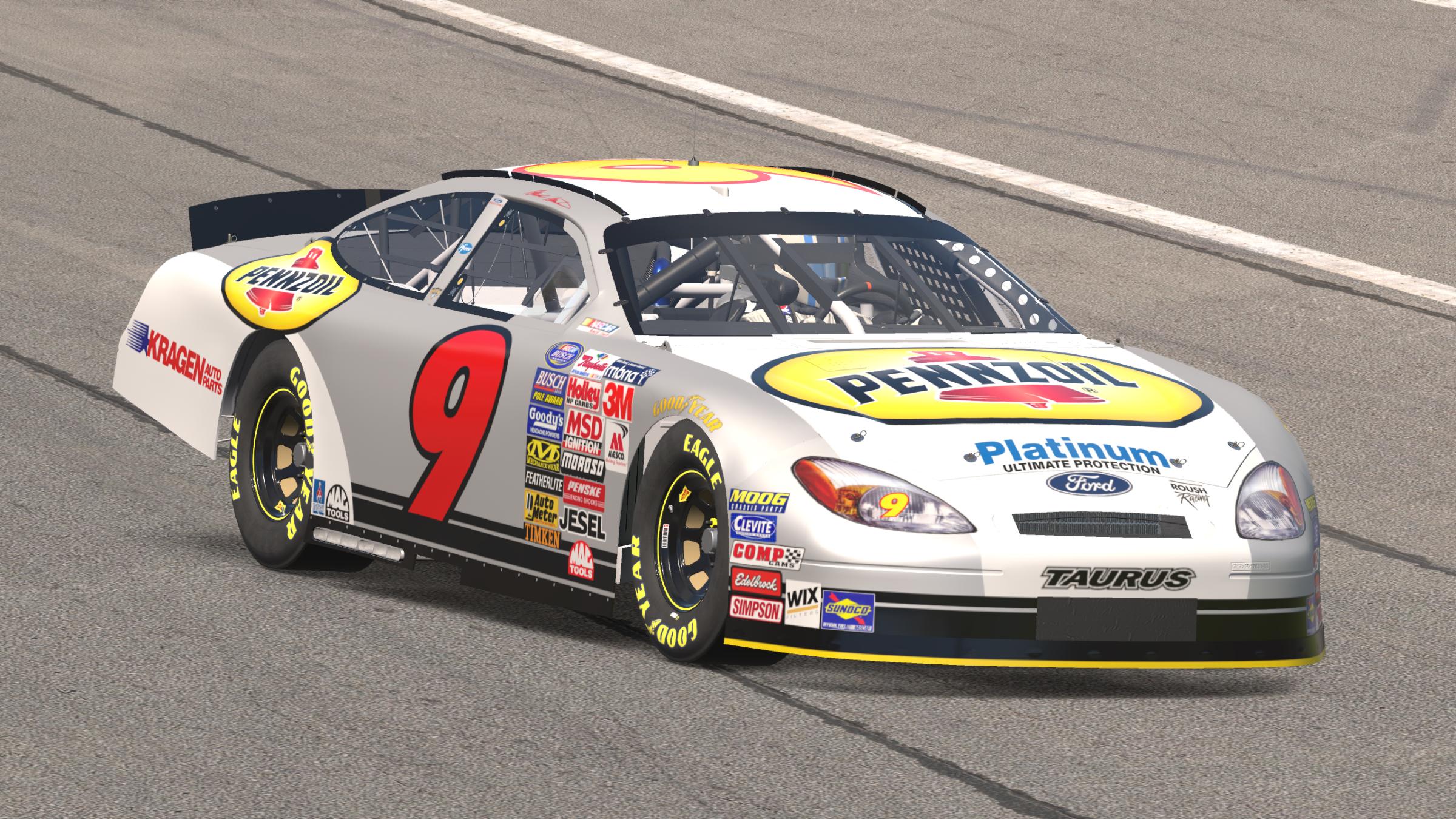 Preview of 2005 Mark Martin Pennzoil Platinum Busch Series Ford Taurus (Sim-Stamped - Stockcar) by Tom W.