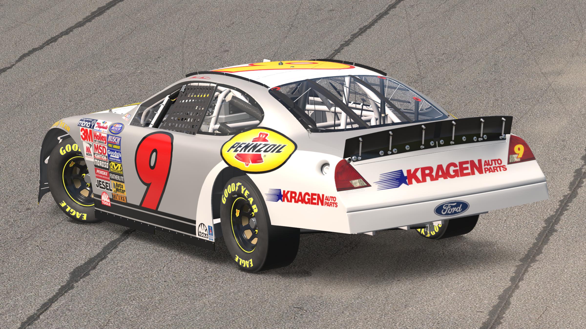 Preview of 2005 Mark Martin Pennzoil Platinum Busch Series Ford Taurus (Sim-Stamped - Stockcar) by Tom W.