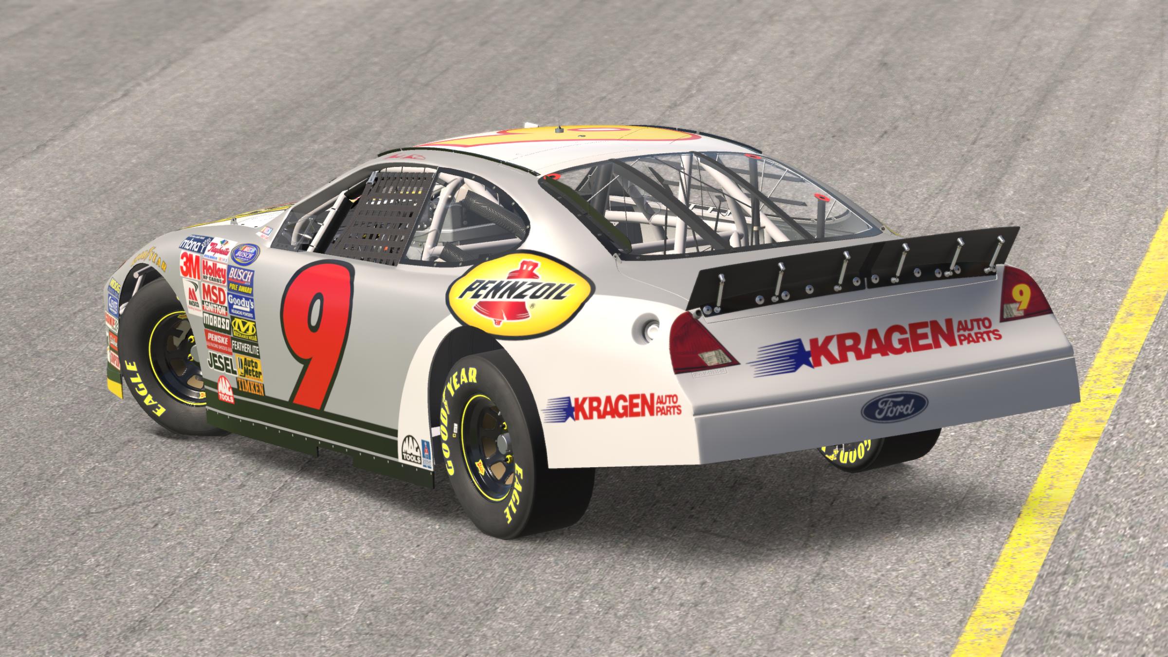Preview of 2005 Mark Martin Pennzoil Platinum Busch Series Ford Taurus (Custom Numbers - Superspeedway) by Tom W.