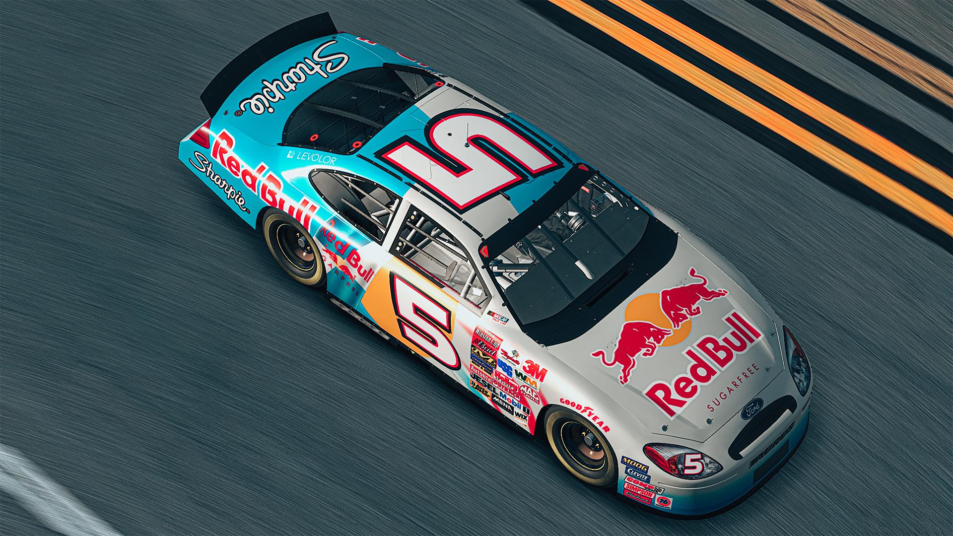 Preview of Kurt Busch 2003 Red Bull - Sharpie concept livery (no number) by Issam Er-Rabhi