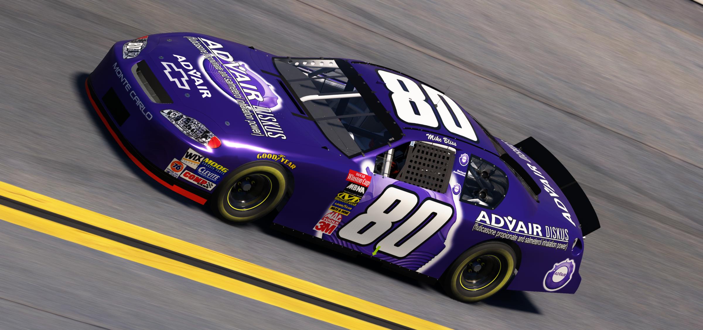 Preview of 2003 Mike Bliss Advair by Tyler King