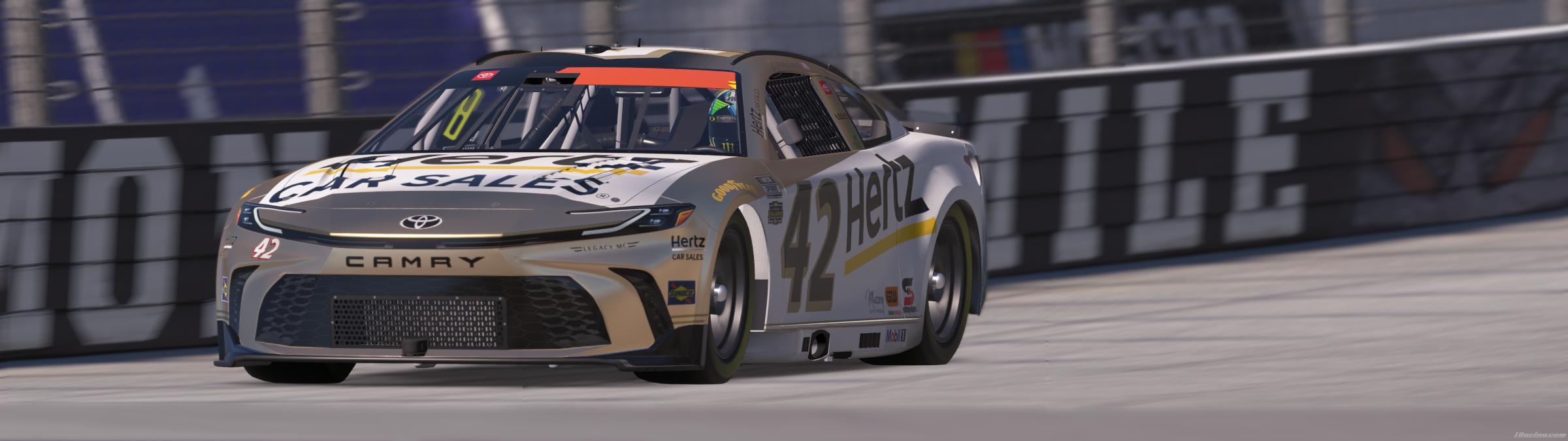 Preview of John Hunter Nemechek Legacy Motor Club Hertz Car Sales by Mick J.