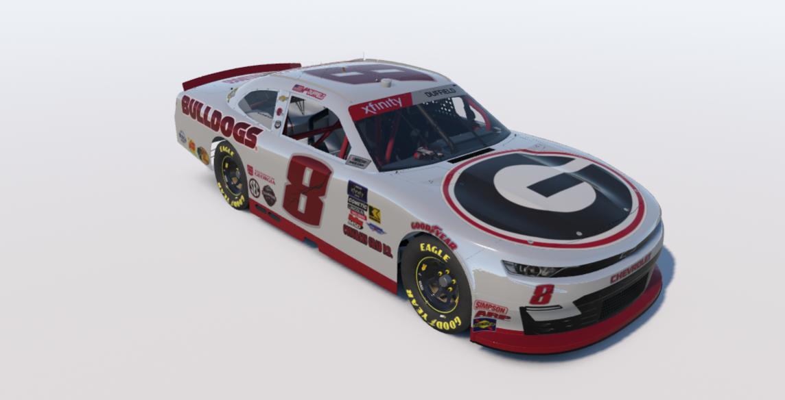 Preview of Xfinity Car UGA White by Andrew Duffield2