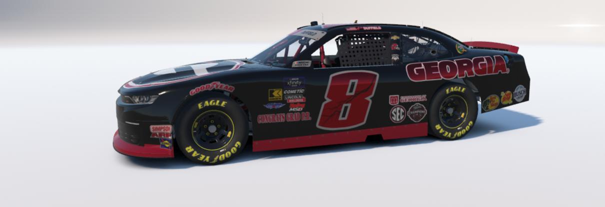 Preview of Xfinity Car UGA Black by Andrew Duffield2