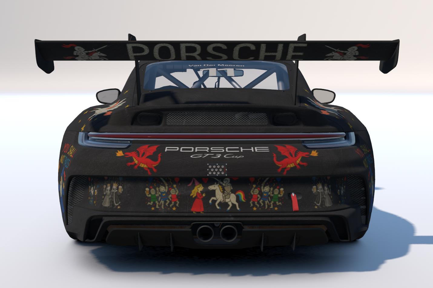 Preview of Porsche 992 Cup - Blackboard & Chalk by Dennis Van Der Meeren