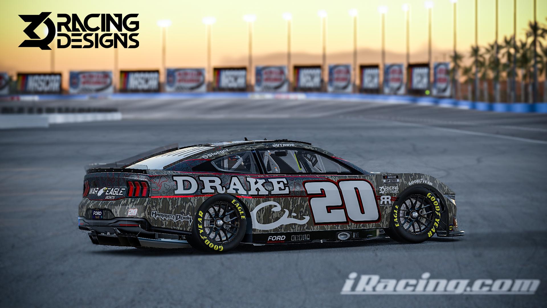 Preview of Robert Guthrie #20 Drake NextGen Ford Mustang by Johnathan Smith3