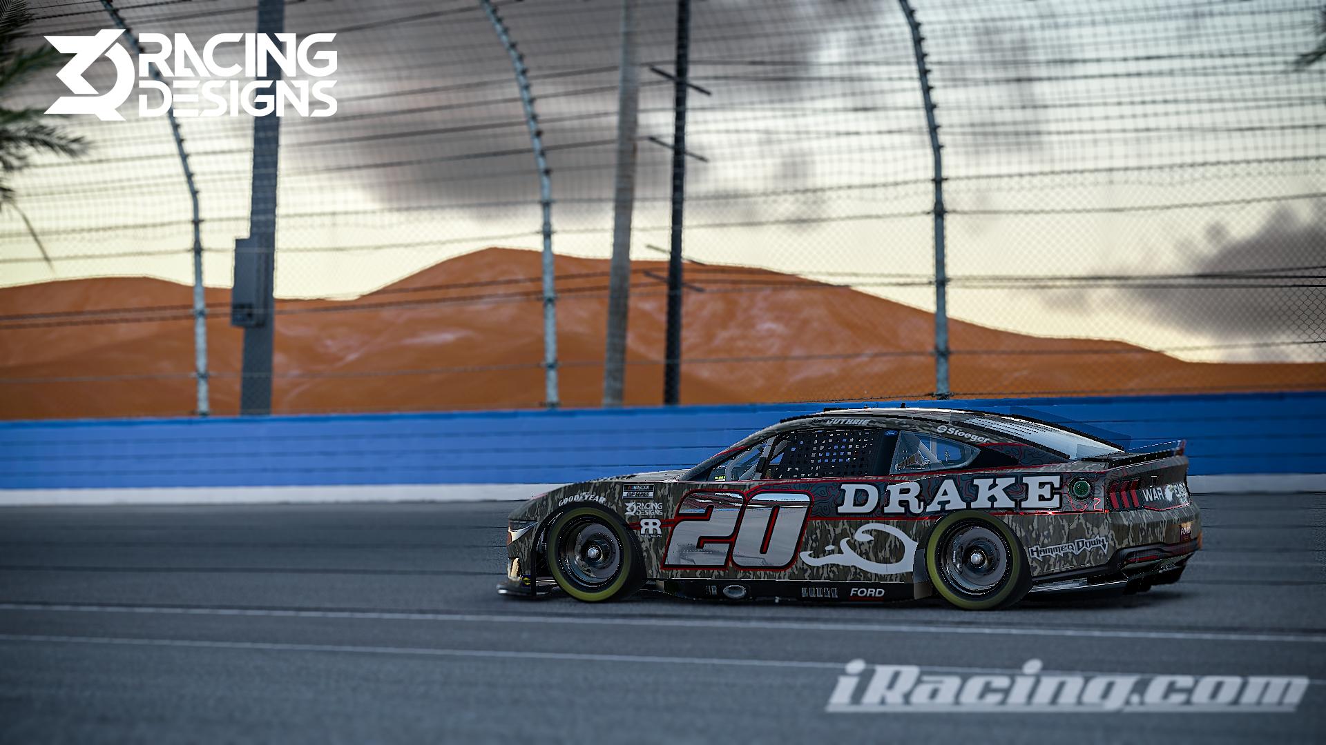 Preview of Robert Guthrie #20 Drake NextGen Ford Mustang - Chrome Number Edition by Johnathan Smith3